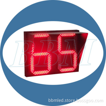 800mm High Quality Red Traffic Digital Timer of 2 Digits